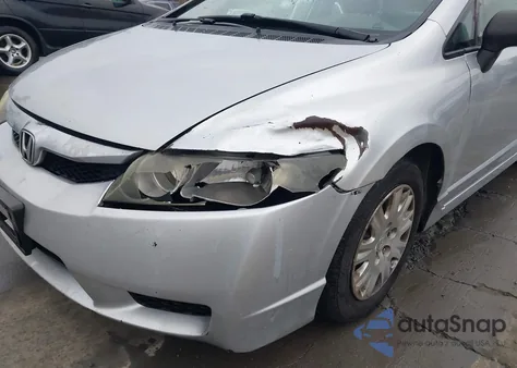 2010 Honda Civic Vp from USA, damaged, VIN 2HGFA1F39AH510814